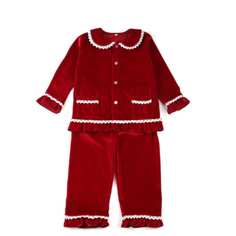 Velvet Night Gown Pajamas – Baby Girls & Boys Winter Warm Sleepwear - JVMCL