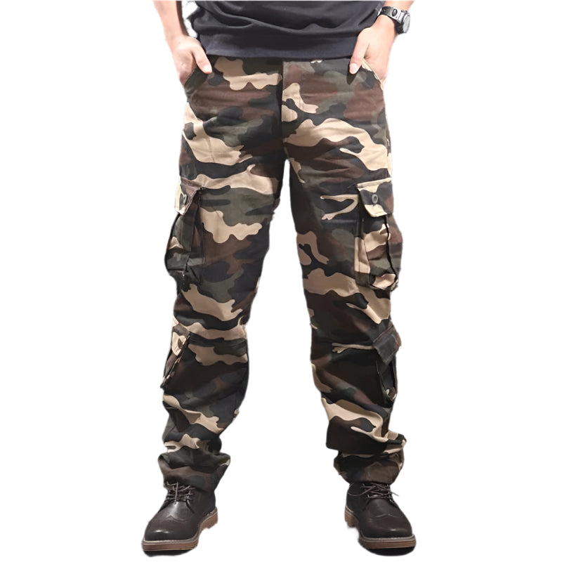 Men’s Camouflage Cargo Pants – Tactical Military-Inspired Streetwear