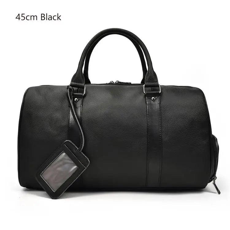 Premium Vintage Elegance & Ultimate Functional Cowskin Leather Travel Bag - JVMCL