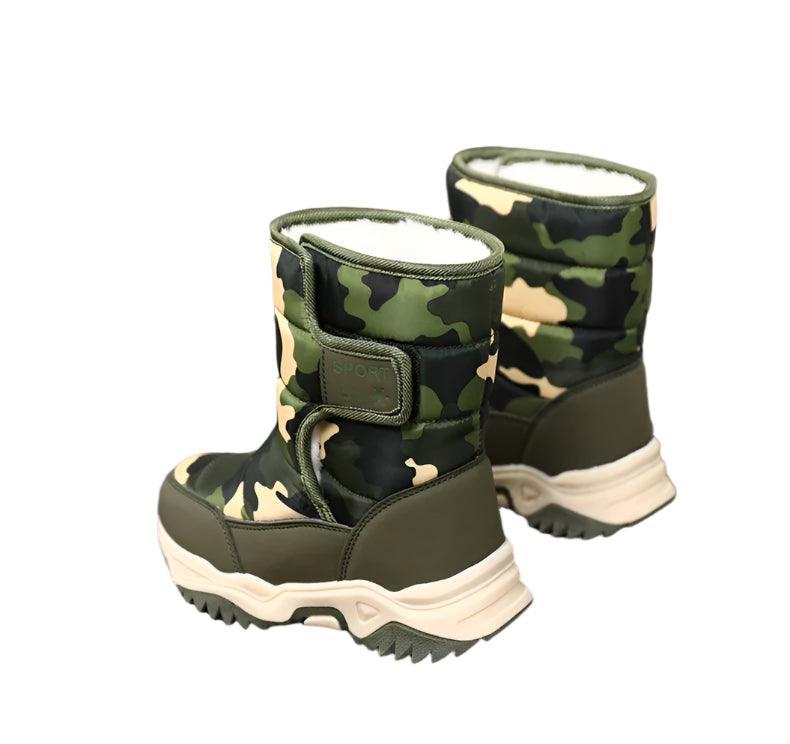 Waterproof Children'sStylish, Warm, and Durable Boots with Plush Lining - JVMCL