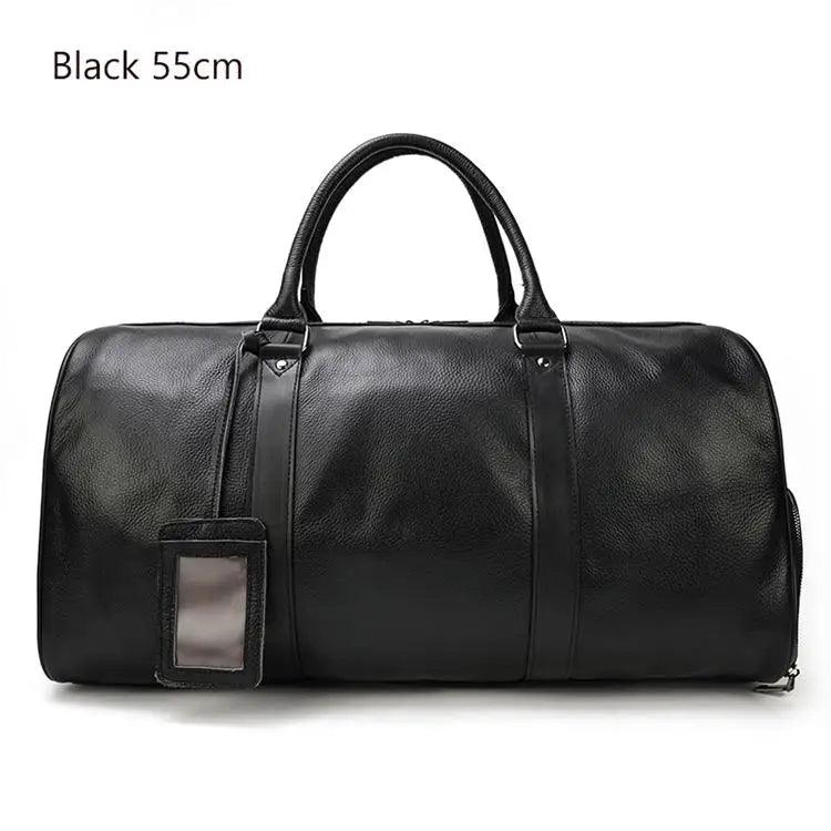 Premium Vintage Elegance & Ultimate Functional Cowskin Leather Travel Bag - JVMCL