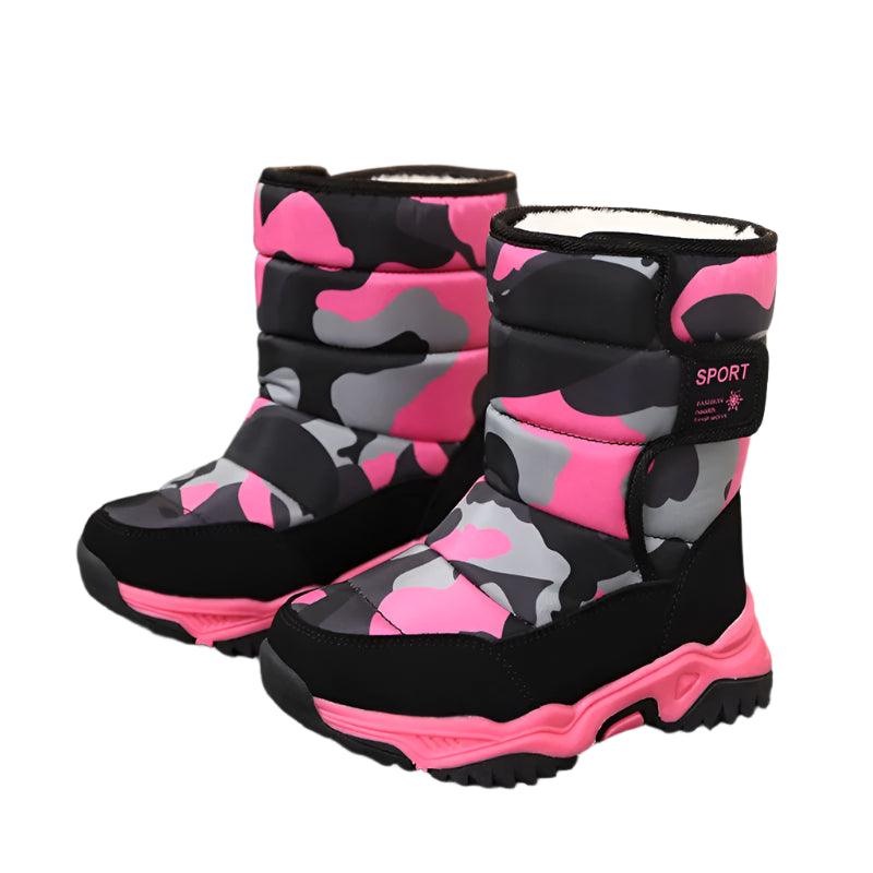 Waterproof Children'sStylish, Warm, and Durable Boots with Plush Lining - JVMCL