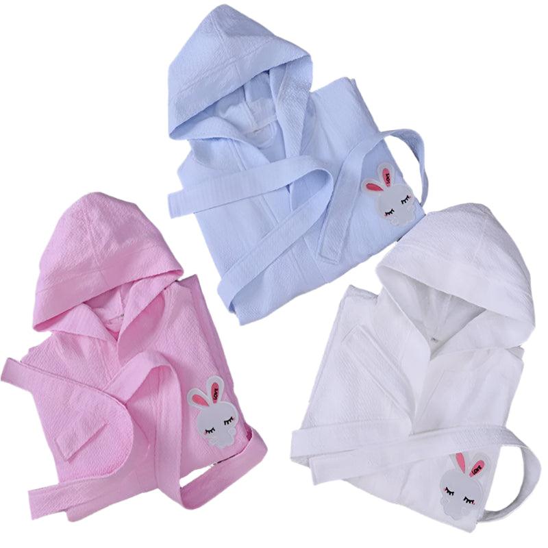 Adorable 100% Cotton Terry Cartoon Bathrobe for Kids – Soft, Cozy & Stylish! - JVMCL