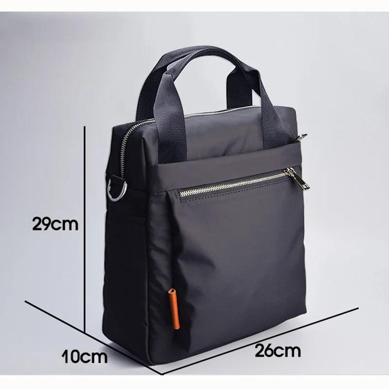 Men's Waterproof Wear-Resistant Large-Capacity Business & Casual Tote Bag - JVMCL