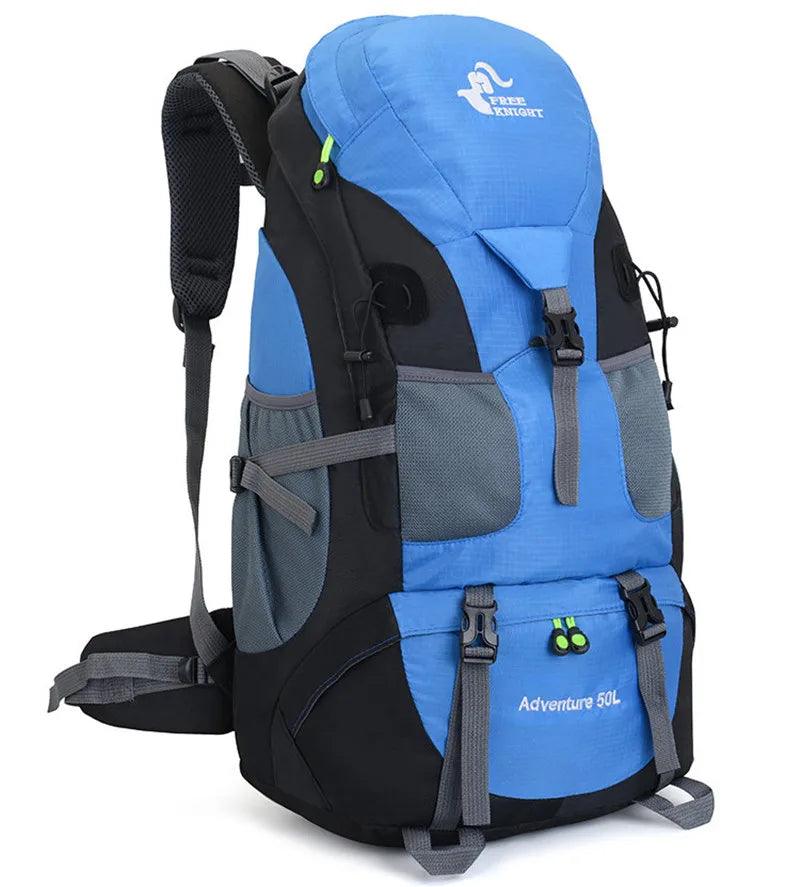 Waterproof 50L Mountaineering Backpack – Outdoor Hiking & Travel Companion - JVMCL