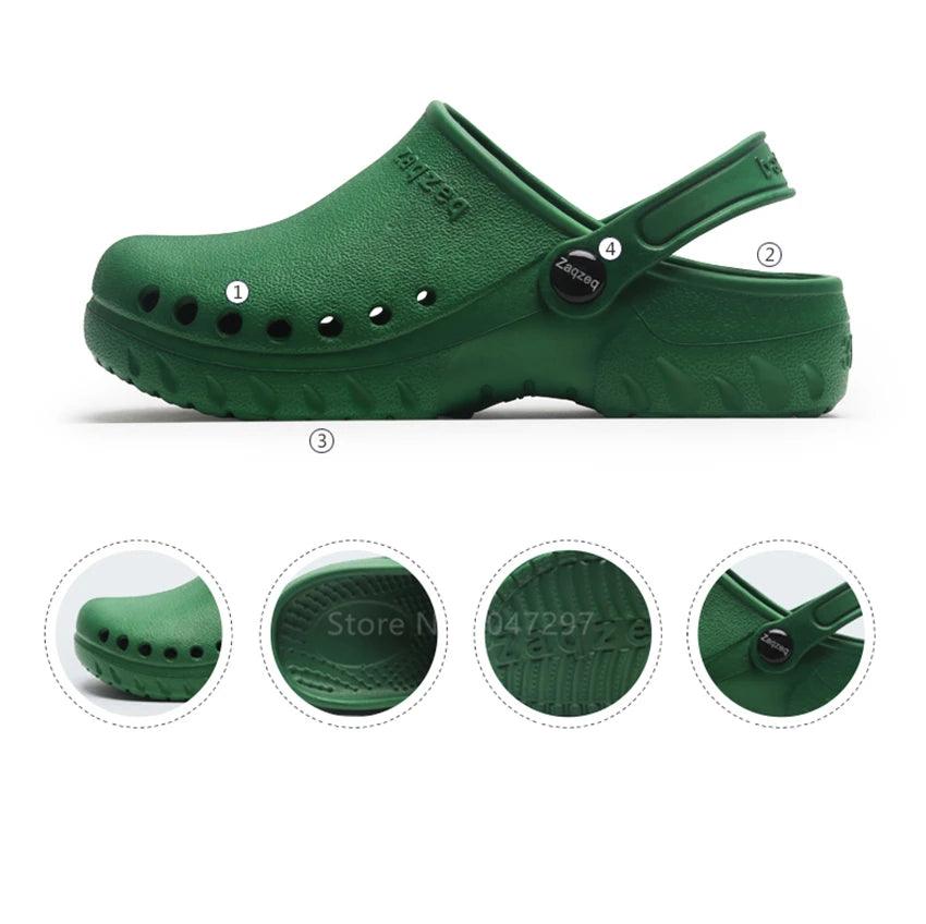 Unisex Waterproof Anti-Slip Work Sandals; Ideal Work Shoes Versatile Functional - JVMCL