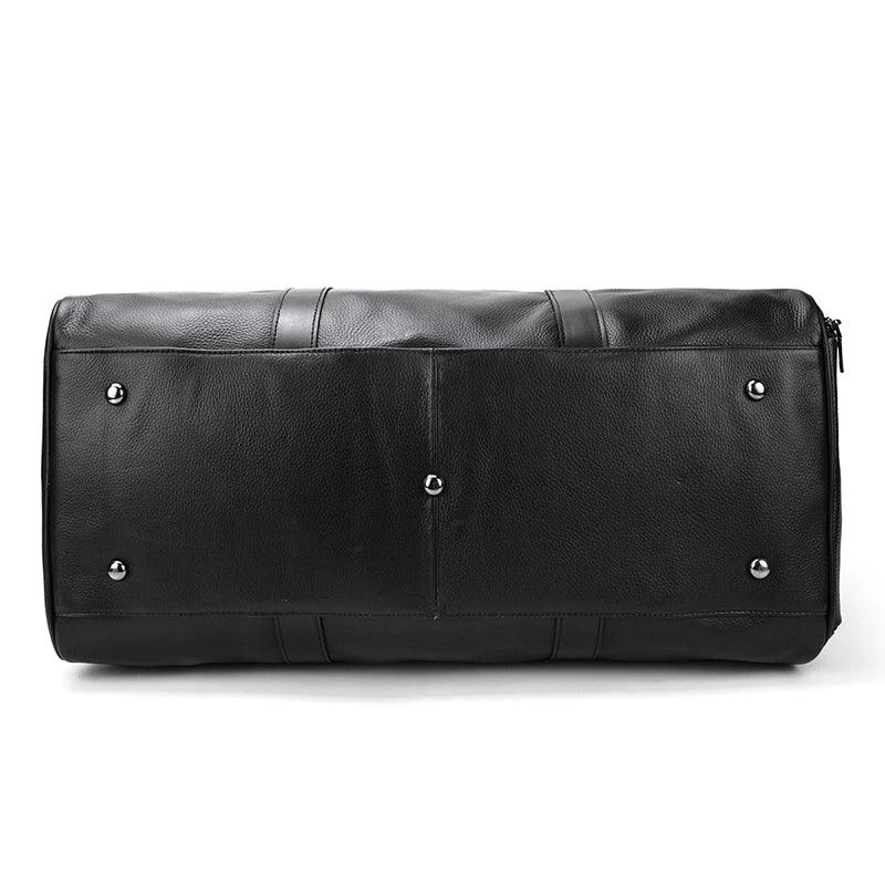 Premium Vintage Elegance & Ultimate Functional Cowskin Leather Travel Bag - JVMCL