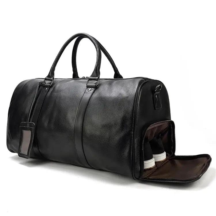 Premium Vintage Elegance & Ultimate Functional Cowskin Leather Travel Bag - JVMCL