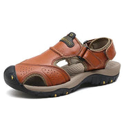 Men's Summer Outdoor, Non-slip Leather Sandals - JVMCL