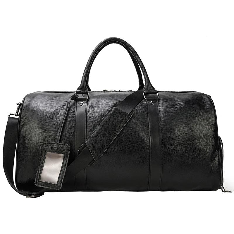 Premium Vintage Elegance & Ultimate Functional Cowskin Leather Travel Bag - JVMCL