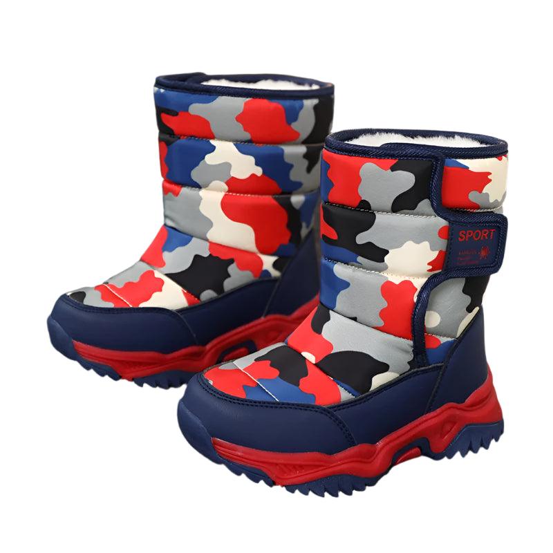 Waterproof Children'sStylish, Warm, and Durable Boots with Plush Lining - JVMCL