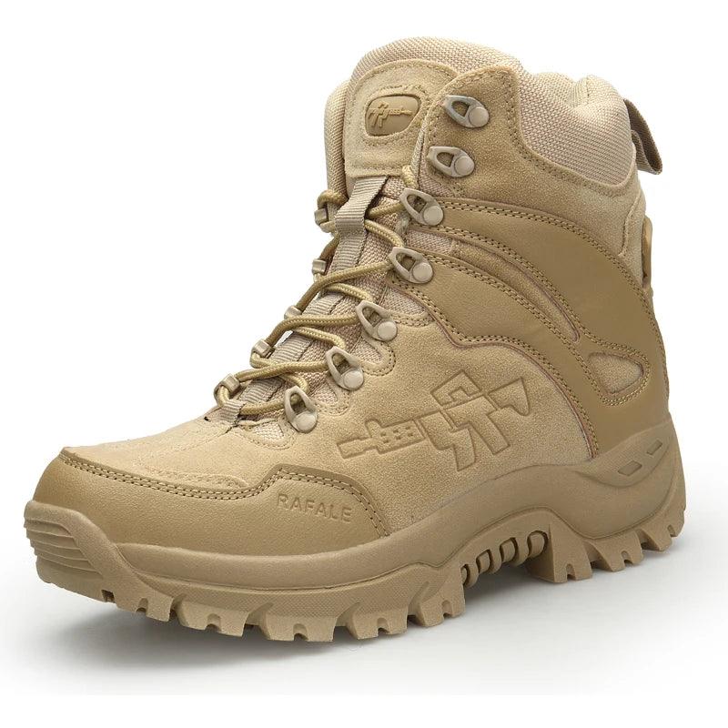 Men's Non-Slip Waterproof Desert Boots –Tactical Outdoor Adventures Ankle Boots - JVMCL