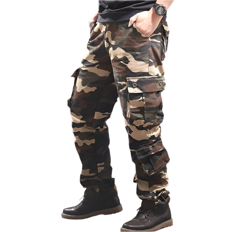 Men’s Camouflage Cargo Pants – Tactical Military-Inspired Streetwear