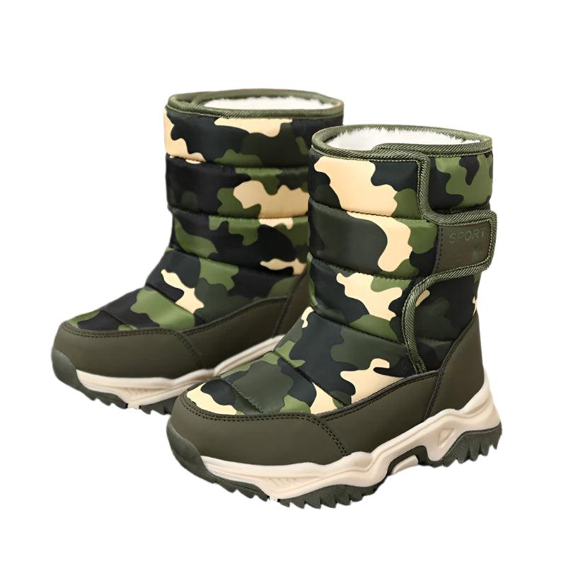 Waterproof Children'sStylish, Warm, and Durable Boots with Plush Lining - JVMCL