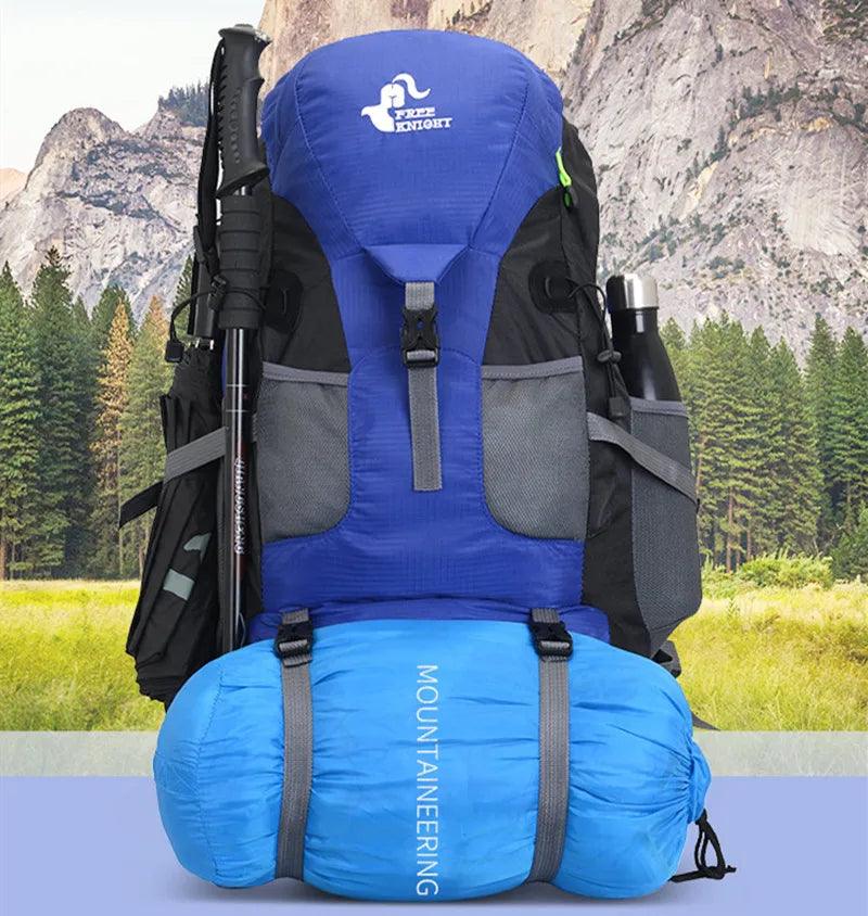 Waterproof 50L Mountaineering Backpack – Outdoor Hiking & Travel Companion - JVMCL