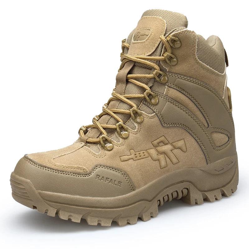 Men's Non-Slip Waterproof Desert Boots –Tactical Outdoor Adventures Ankle Boots - JVMCL