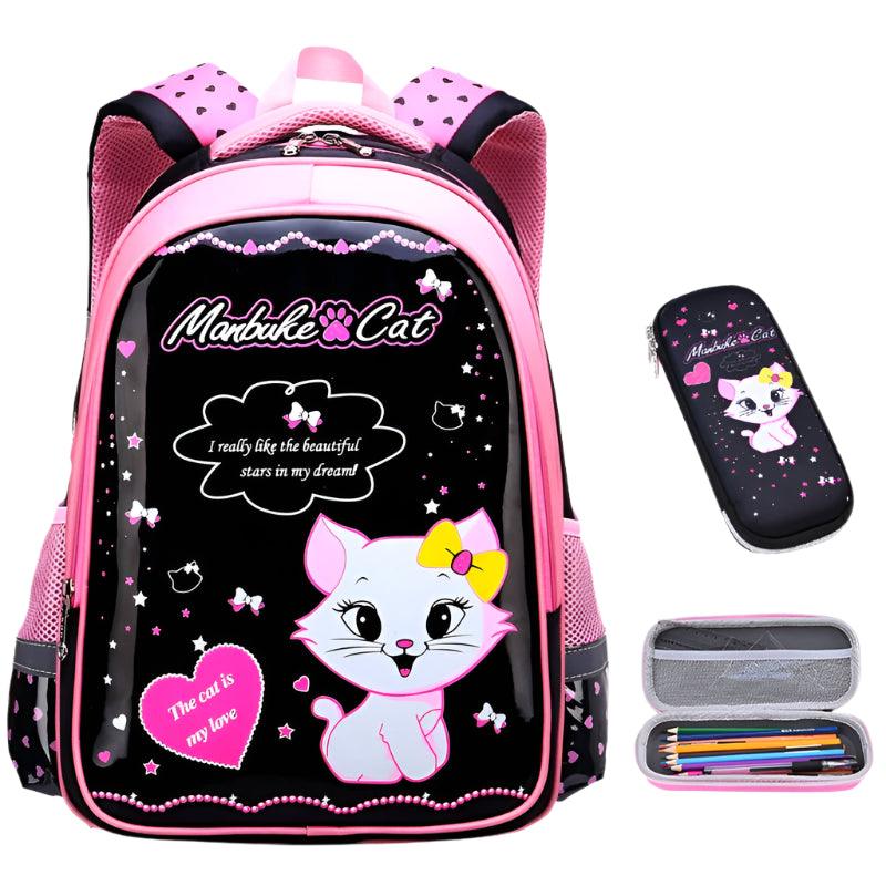 Elementary School Girl Children's Schoolbag - Cute Princess Hello Kitty Backpack - JVMCL