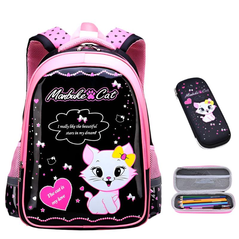 Elementary School Girl Children's Schoolbag - Cute Princess Hello Kitty Backpack - JVMCL