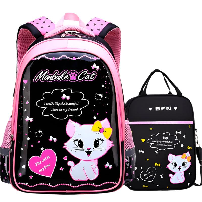 Elementary School Girl Children's Schoolbag - Cute Princess Hello Kitty Backpack - JVMCL