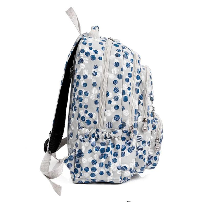 Extra-Large Women’s Floral Travel Rucksack for School, Hiking & Outdoor Backpack - JVMCL