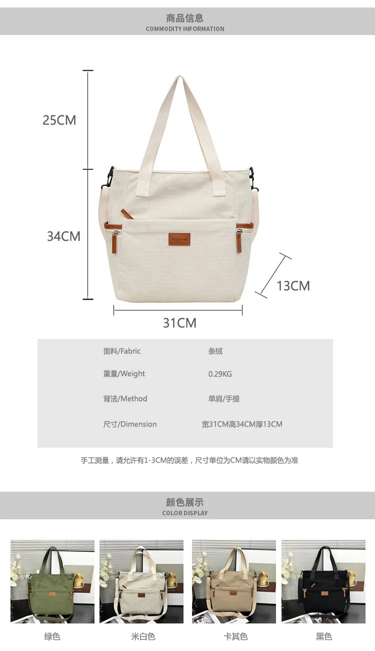 Large Trendy Cordelier Contrast Autumn & Winter Tote  Shoulder & Underarm Bag