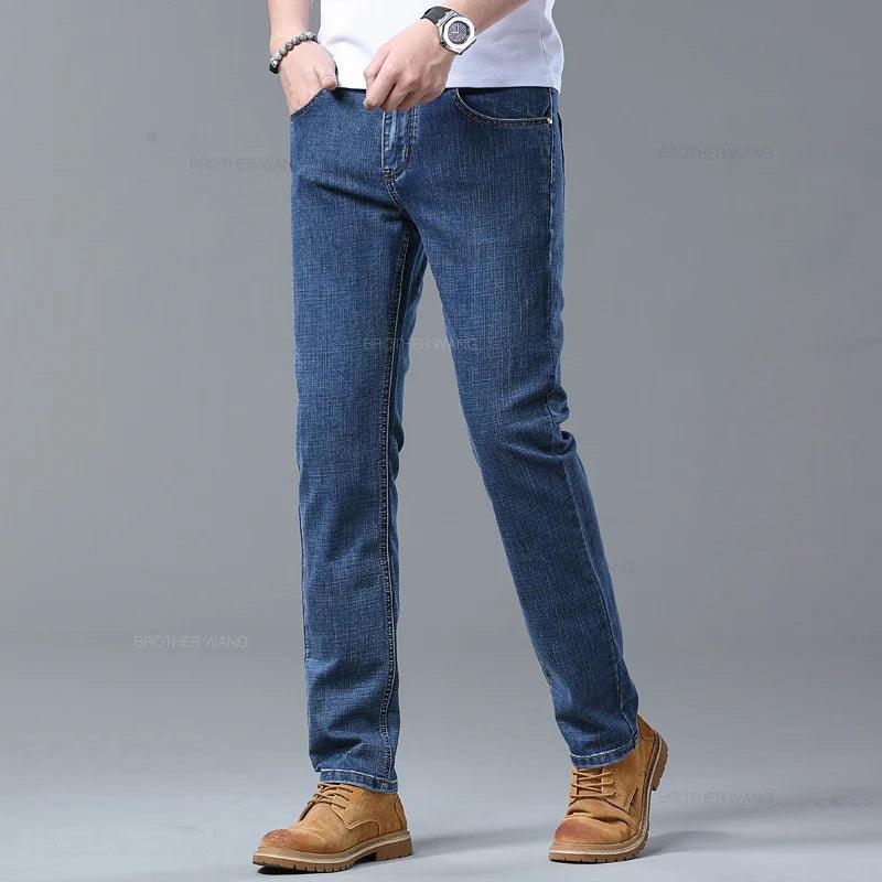 Stylish Slim Casual Stretch Denim Jeans Pants - JVMCL