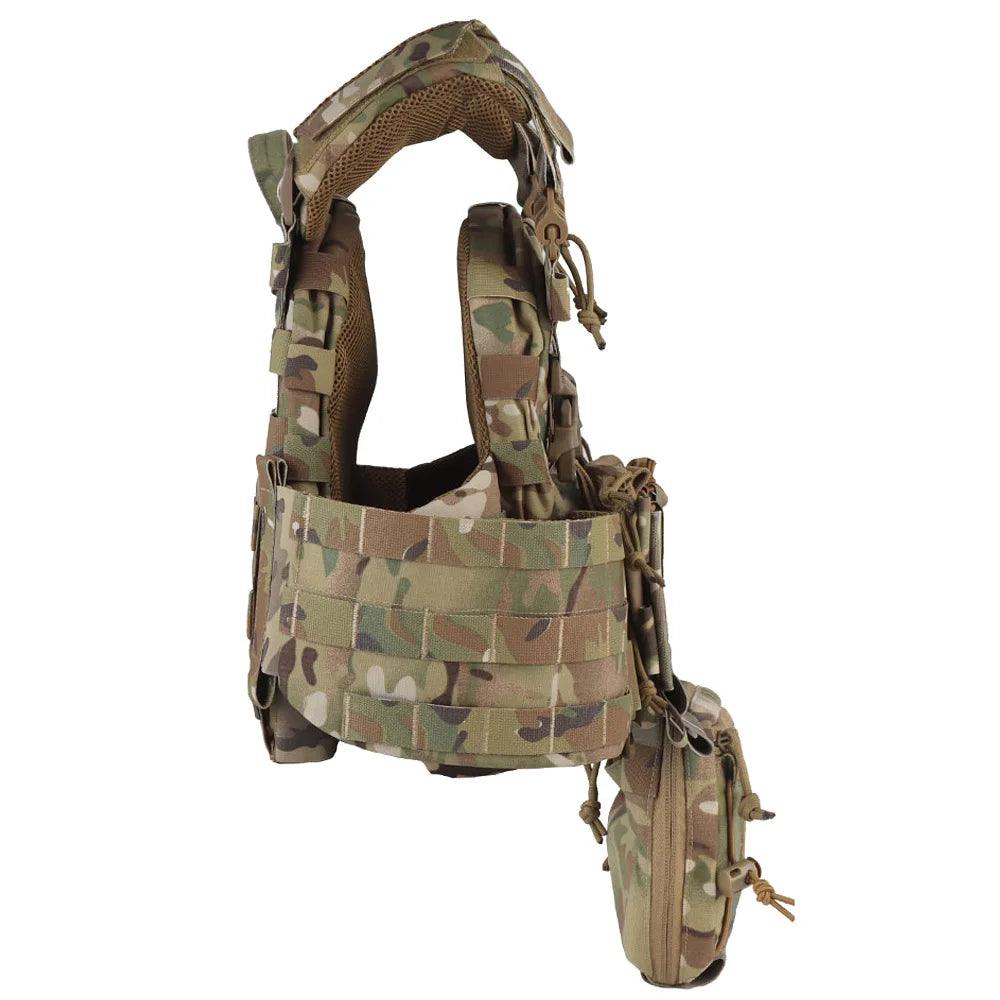 Quick Release MOLLE Plate Carrier for Airsoft, Hunting & Tactical Vest - JVMCL