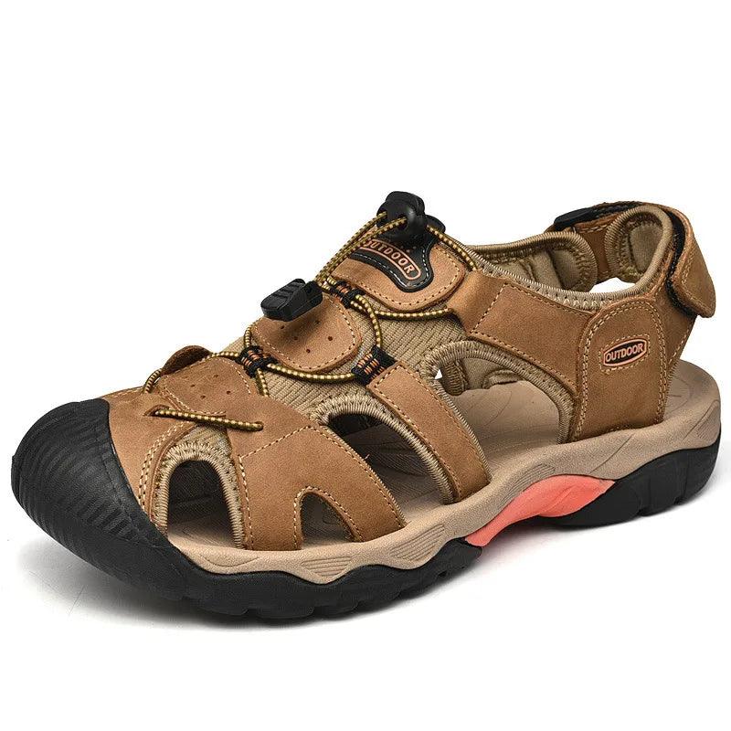 Classic Fashion Breathable Casual Men Outdoor Non-slip Flat Wading Sandals Shoes - JVMCL