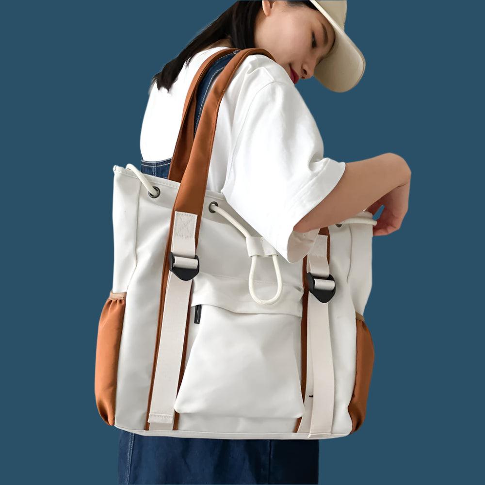 Splash-Proof arge Capacity & Lightweight Multi-Pocket Shoulder & Crossbody Bag - JVMCL