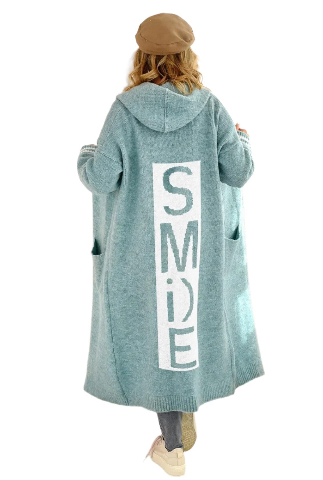 Maxi Soft Loose Long Knitted Hooded Cardigan Sweater Coat for Women - JVMCL