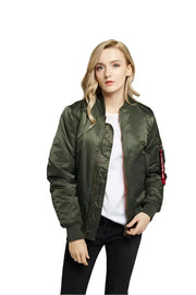 Bomber Aviator Style Thick Nylon American Military Uniform Winter Jacket - JVMCL