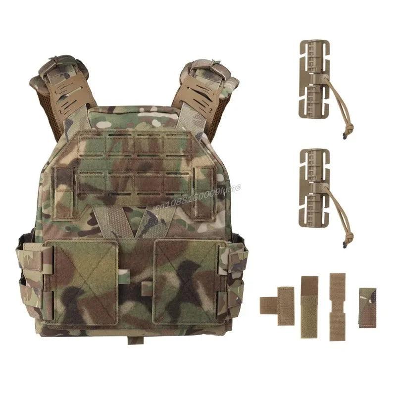 Lightweight Tactical Airsoft & Hunting & Quick Release MOLLE Vest Plate Carrier - JVMCL