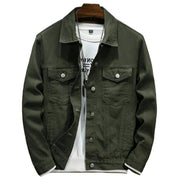 Men's Classic Vintage Denim Jacket – Japanese Streetwear Plus Size Jean Coat - JVMCL