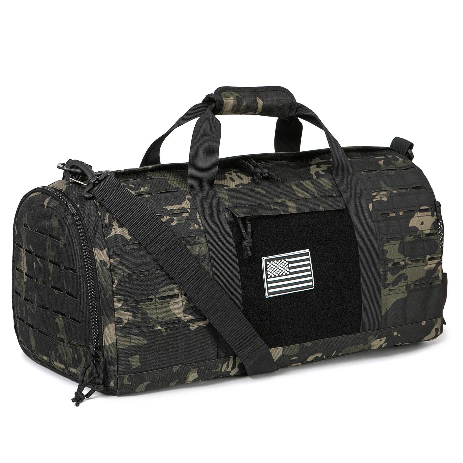 40L Tactical Sport Gym Duffel Bag – Multi-Purpose Travel & Fitness Bag for Mens - JVMCL