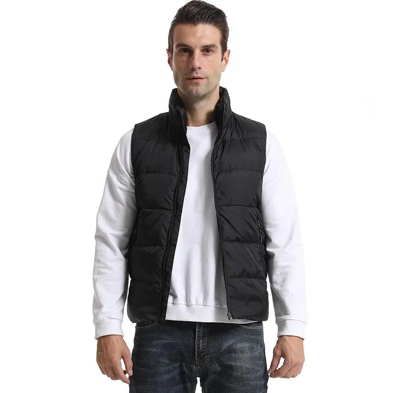 Down Heated Vest with 15 Heating Areas for Men and Women - JVMCL