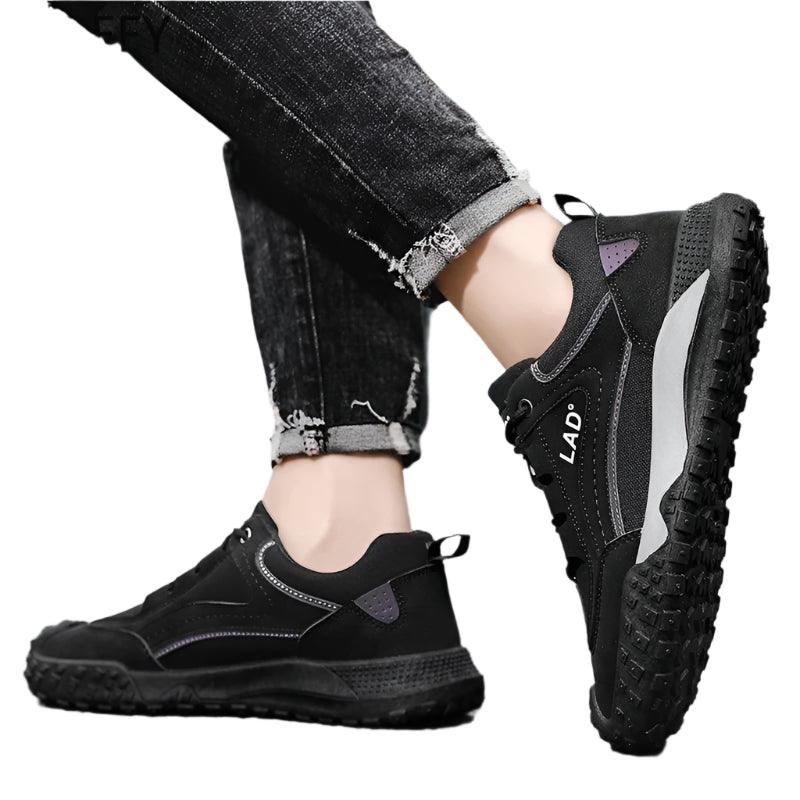 Men's Stylish Biker Lightweight Ankle Winter Sneakers with Durable Shaft Boots - JVMCL