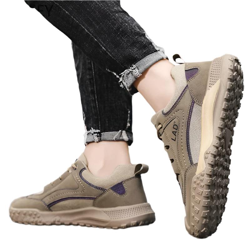 Men's Stylish Biker Lightweight Ankle Winter Sneakers with Durable Shaft Boots - JVMCL