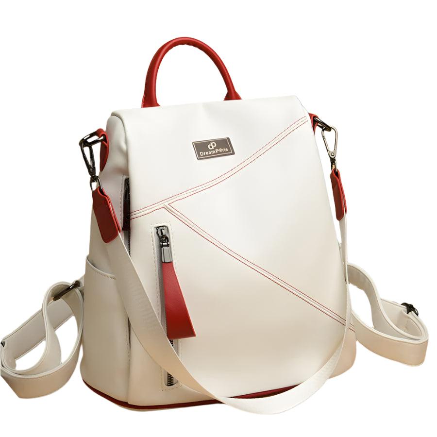 Chic Soft Leather Backpack – Stylish & Functional Travel Companion - JVMCL