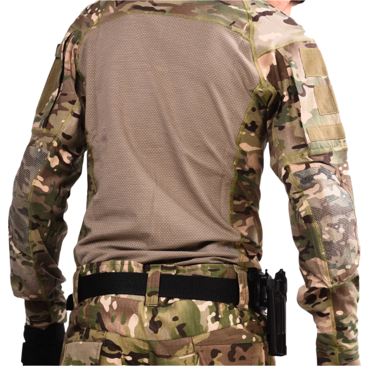 Men’s Cotton Tactical Combat Shirt – Long Sleeve Military Hiking & Climbing Gear