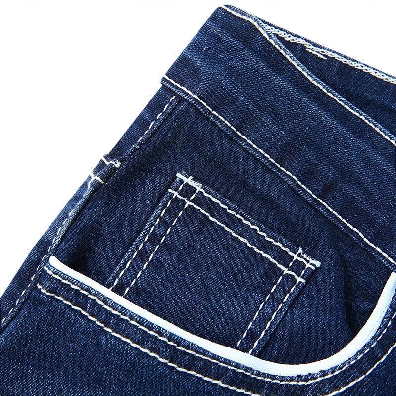 Men's Business Casual Stretch Denim Jeans – Comfortable & Stylish for Daily Wear - JVMCL