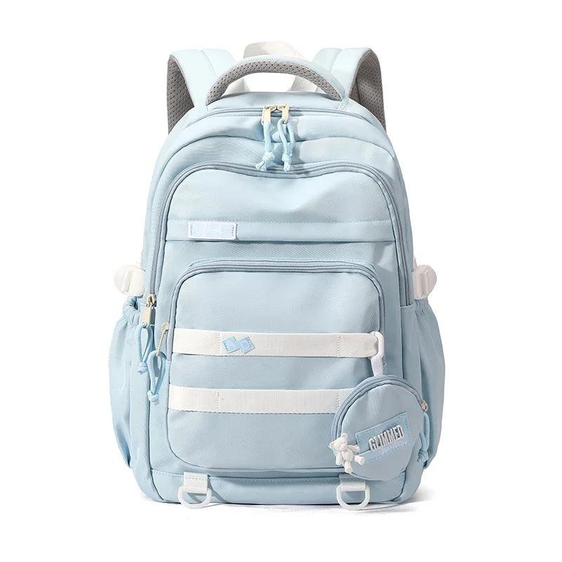 Lightweight Large-Capacity Book Bag – Simple and Stylish for Teenagers - JVMCL