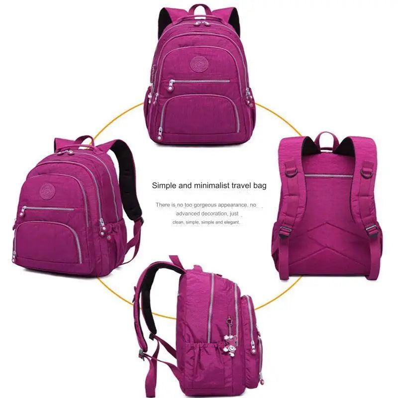 Waterproof Unisex Travel Laptop Backpack Bag for Teenage Girls and Boys - JVMCL