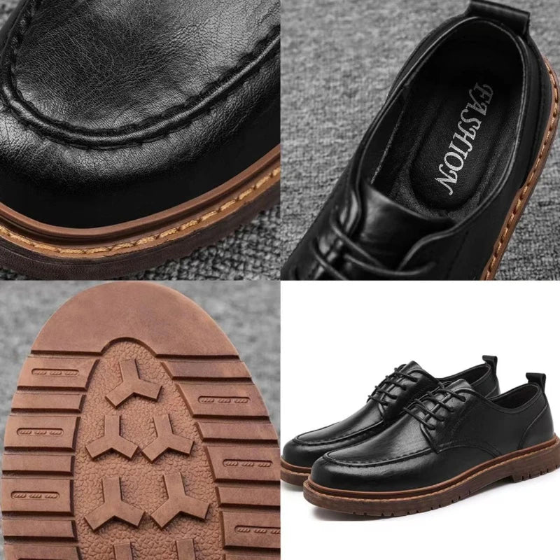 Casual Classic Genuine Leather Oxford Sneakers