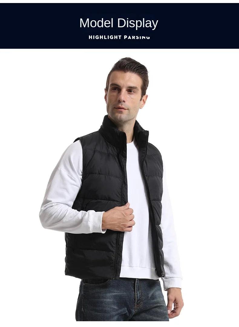 Down Heated Vest with 15 Heating Areas for Men and Women - JVMCL