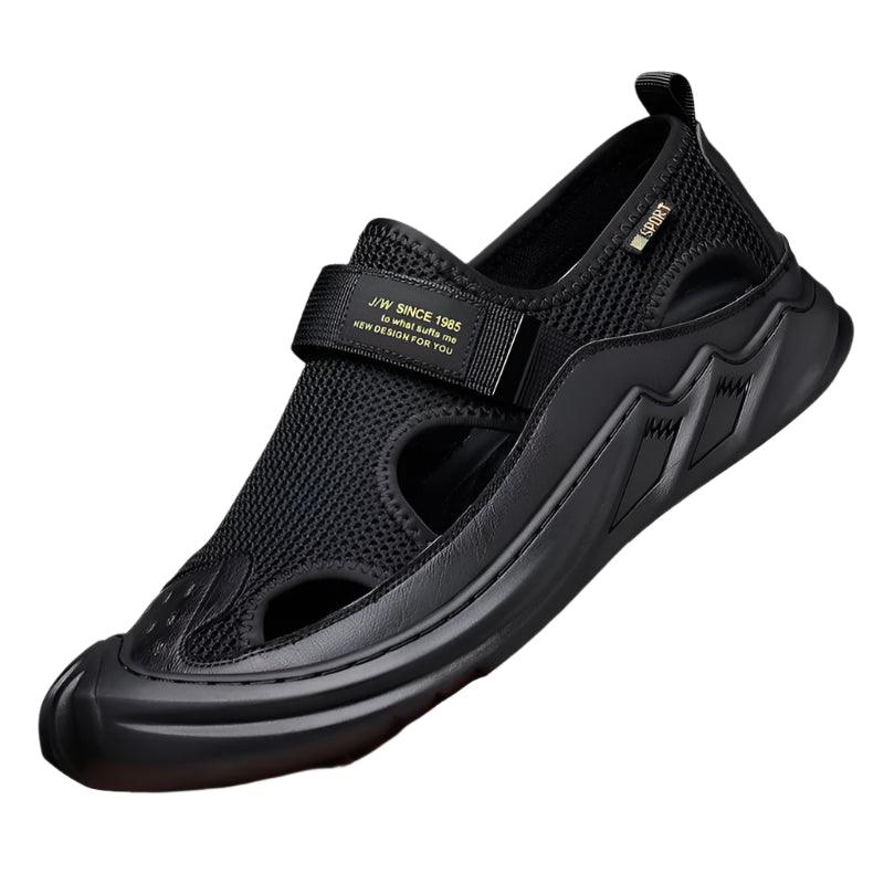 Men's Sandals Hollow Men's Sports Shoes Outdoor Non-slip Man Beach Shoes - JVMCL