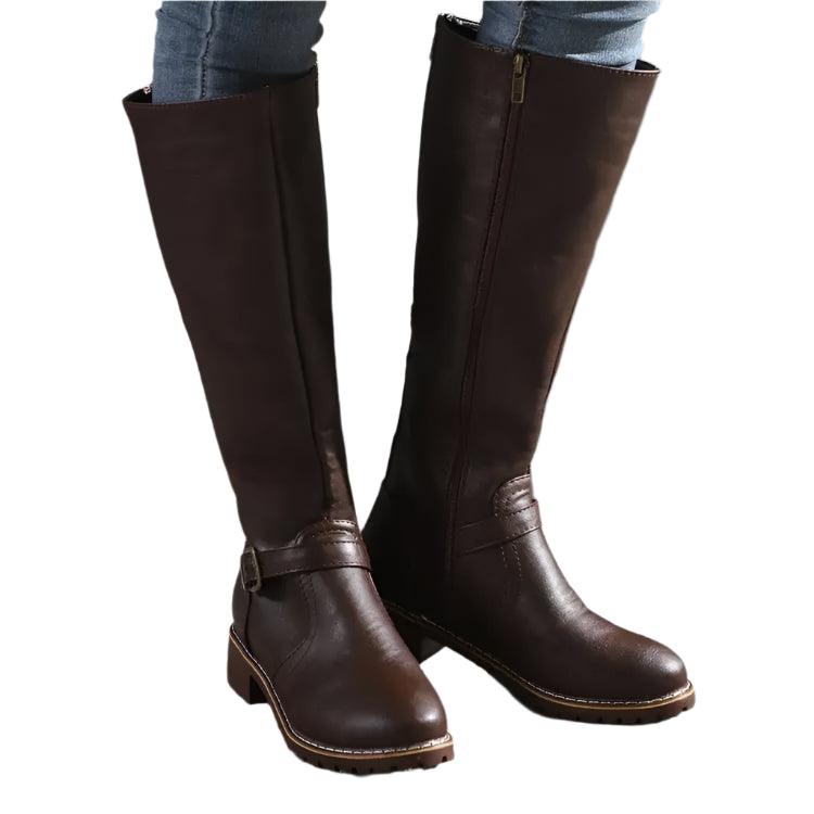 Women’s Fashion Comfortable Waterproof Long Boots – Plus Size Thigh High Boots - JVMCL