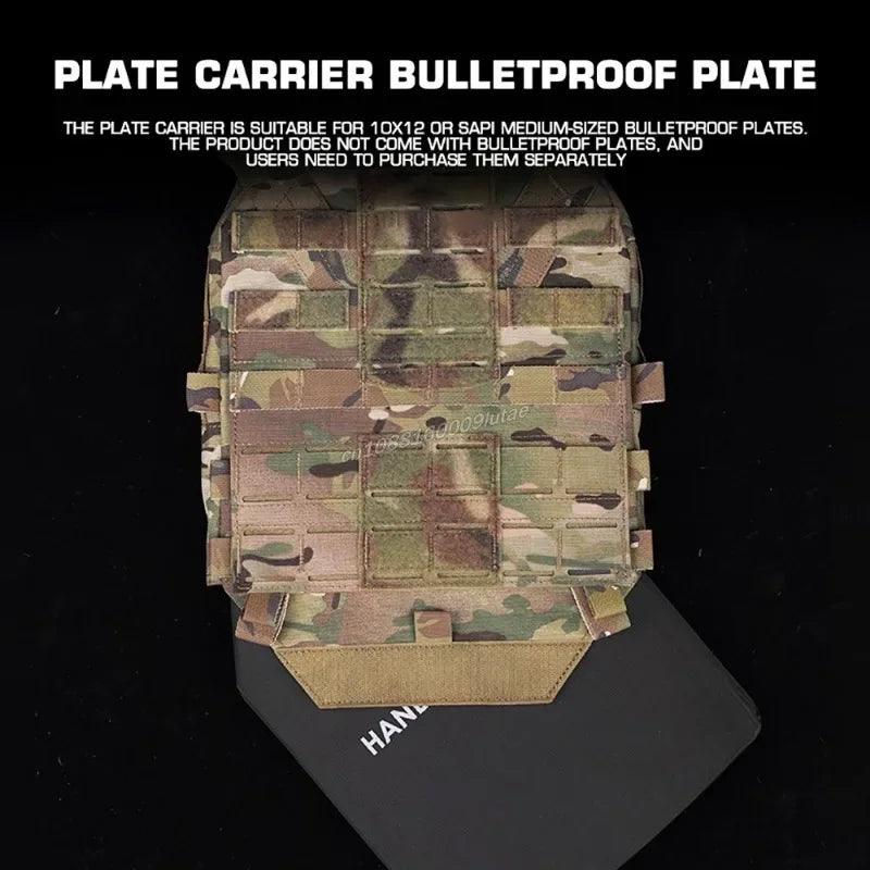 Lightweight Tactical Airsoft & Hunting & Quick Release MOLLE Vest Plate Carrier - JVMCL