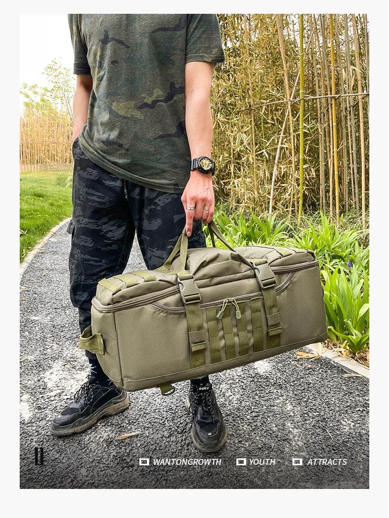 Tactical 55-60L Military-Grade Sports & Travel Hunting & Training Backpack - JVMCL