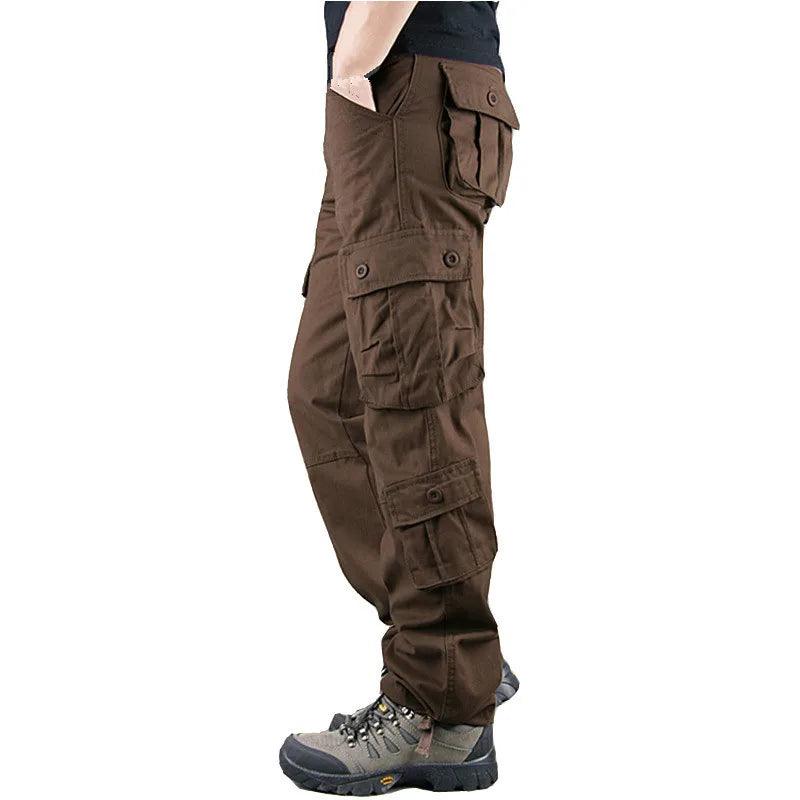 Casual Cotton Multi-Pocket Combat Overalls –Hip Hop Military Army Trousers - JVMCL