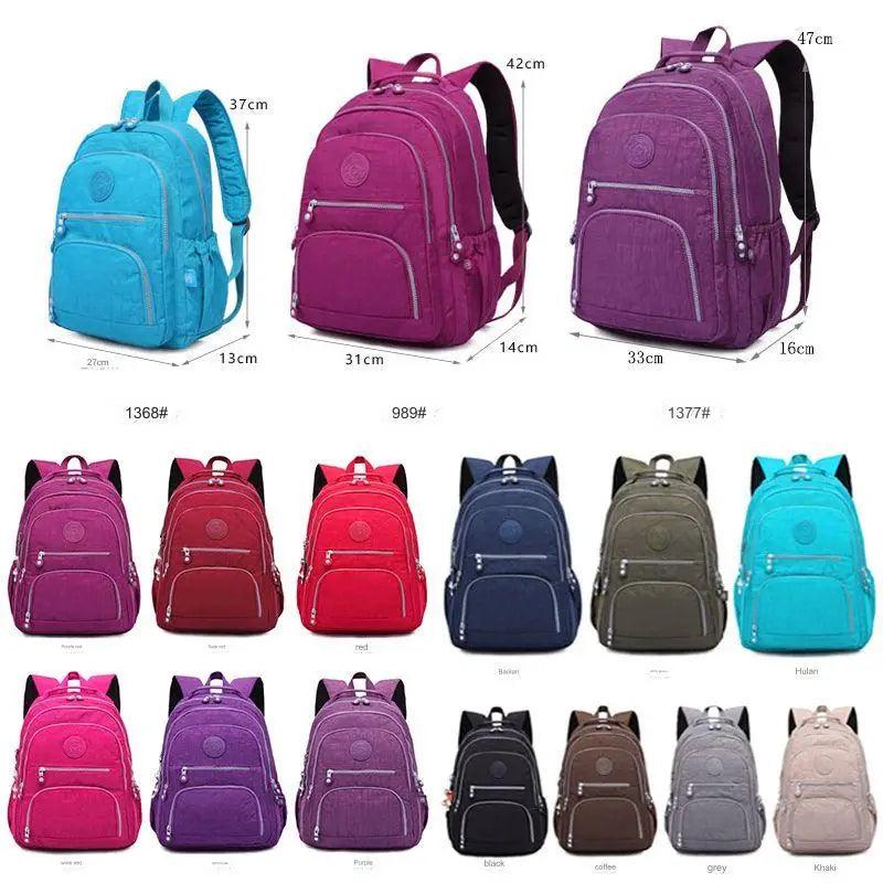 Waterproof Unisex Travel Laptop Backpack Bag for Teenage Girls and Boys - JVMCL